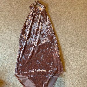 Forever 21 Velvet Bodysuit